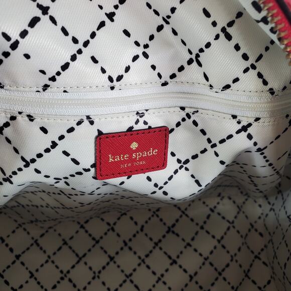 Kate Spade Newbury Lane Loden Satchel Shoulder Bag Red WKRU2462 Crossbody NEW - Picture 10 of 14